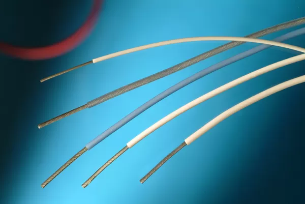 CAVO SPAZIALE 2XAWG28 FEP TEFLON POLIAMMIDE/KAPTON TWISTATO RAME OFHC ARGENTATO 2MICRON, NEXANS BTV 2/28 A-AQ - Foto 8