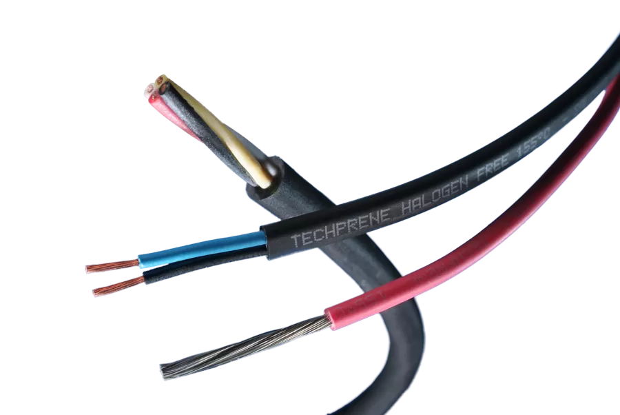 High Temperature Cables : 150 - 250°C: Multi-Core SI-TECHPRENE Cables