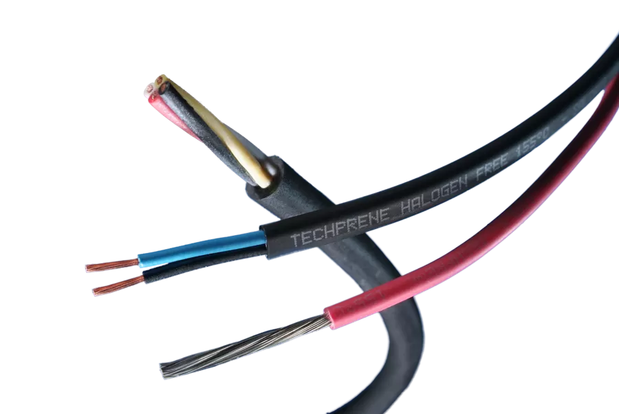 High Temperature Cables: 105 - 150°C: Multi-Core SI-TECHPRENE Cables