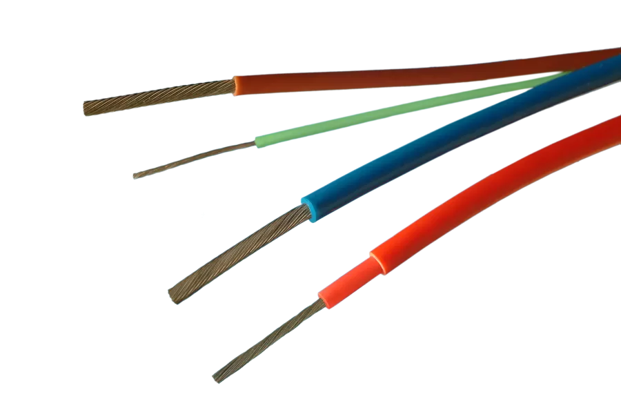 High Temperature Cables : 150 - 250°C: VDE Approved FEP or PFA Double-Insulated Wires
