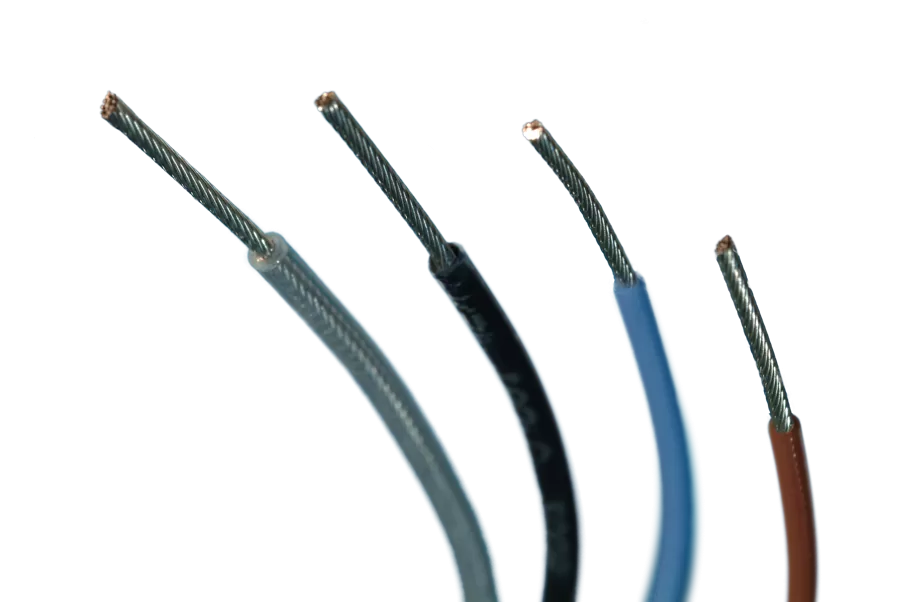 High Temperature Cables : 150 - 250°C: VDE Approved FEP or PFA Wires