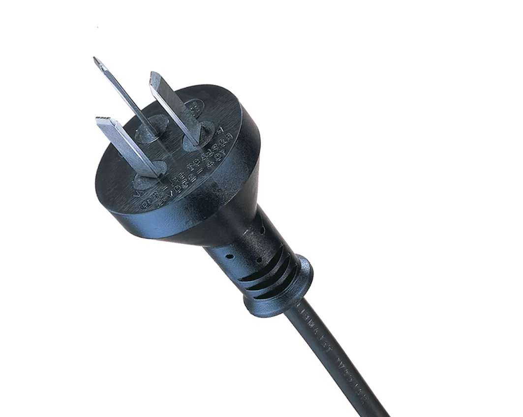 Argentine Three-Pole Plug R15: Plug-In Cables: American market and rest of the world by Salcavi Industries, electrical cables supplier (Italy).