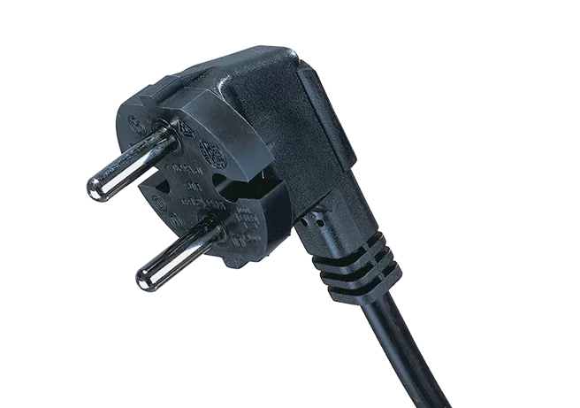 Plugs : European Market: European Angled Two-Pole Plug R16