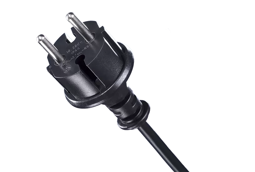 Plugs : European Market: European Splash-Proof Two-Pole Plug R6A