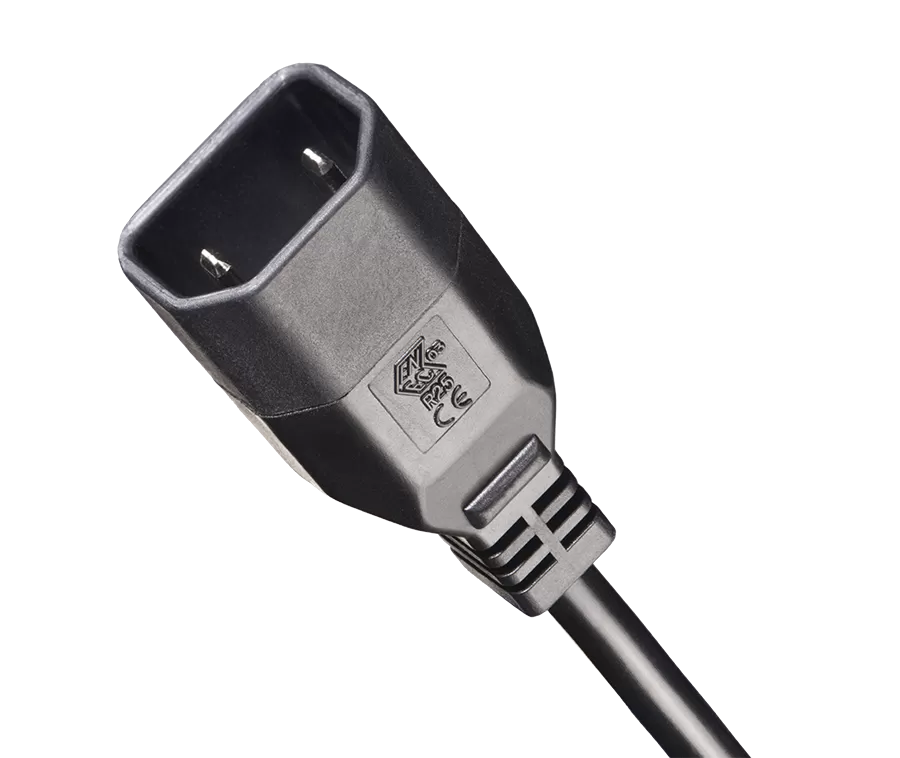 Two-Pole IEC Appliance Inlet R24: Connectors by Salcavi Industries, electrical cables supplier (Italy).