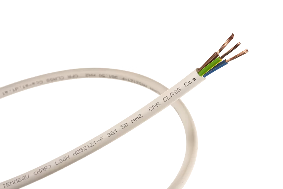 Cables CPR: H05Z1Z1-F CPR CLASS Cca-s1a,d1,a1