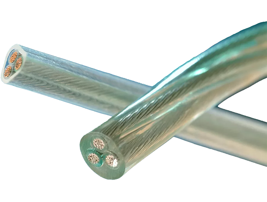 Lighting cables: High Temperature Transparent Cables